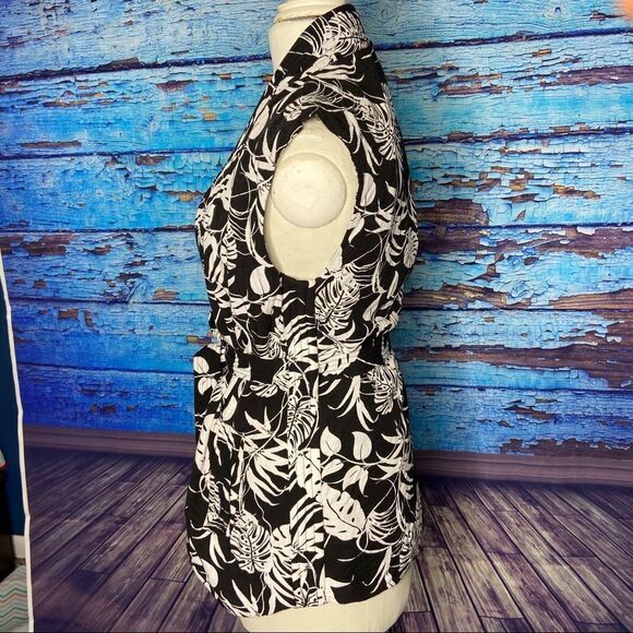 Vince Camino tropical vest small black white - Picture 5 of 9